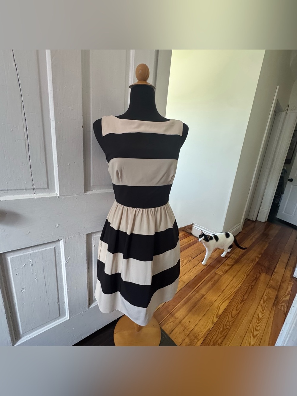 B Darlin striped mini dress